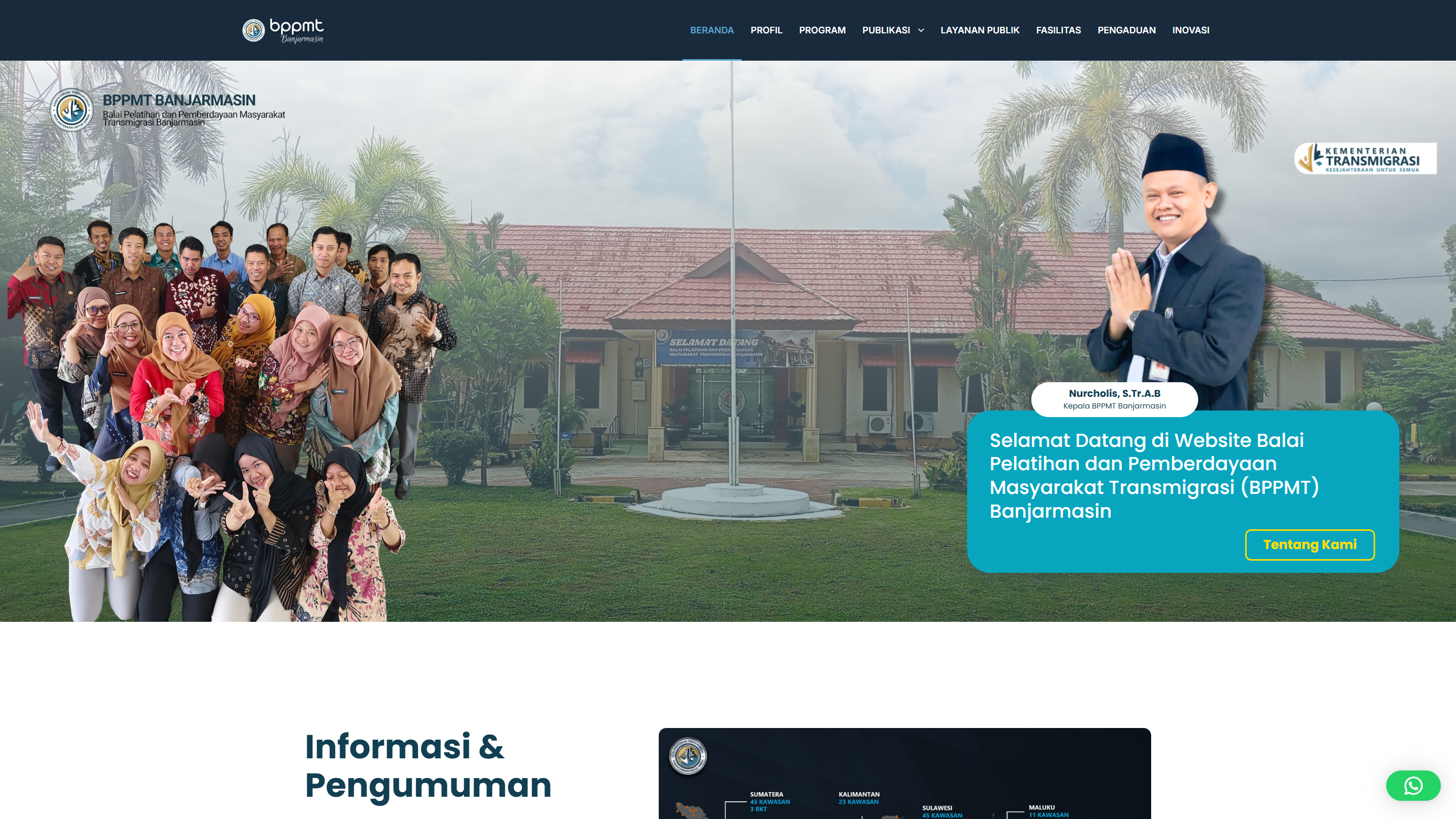 BPPMT Banjarmasin Official Website project preview
